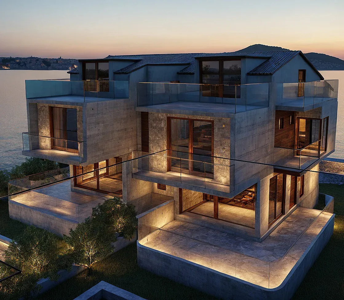 Özgüntaç Foça Villaları - Özgüntaç İnşaat