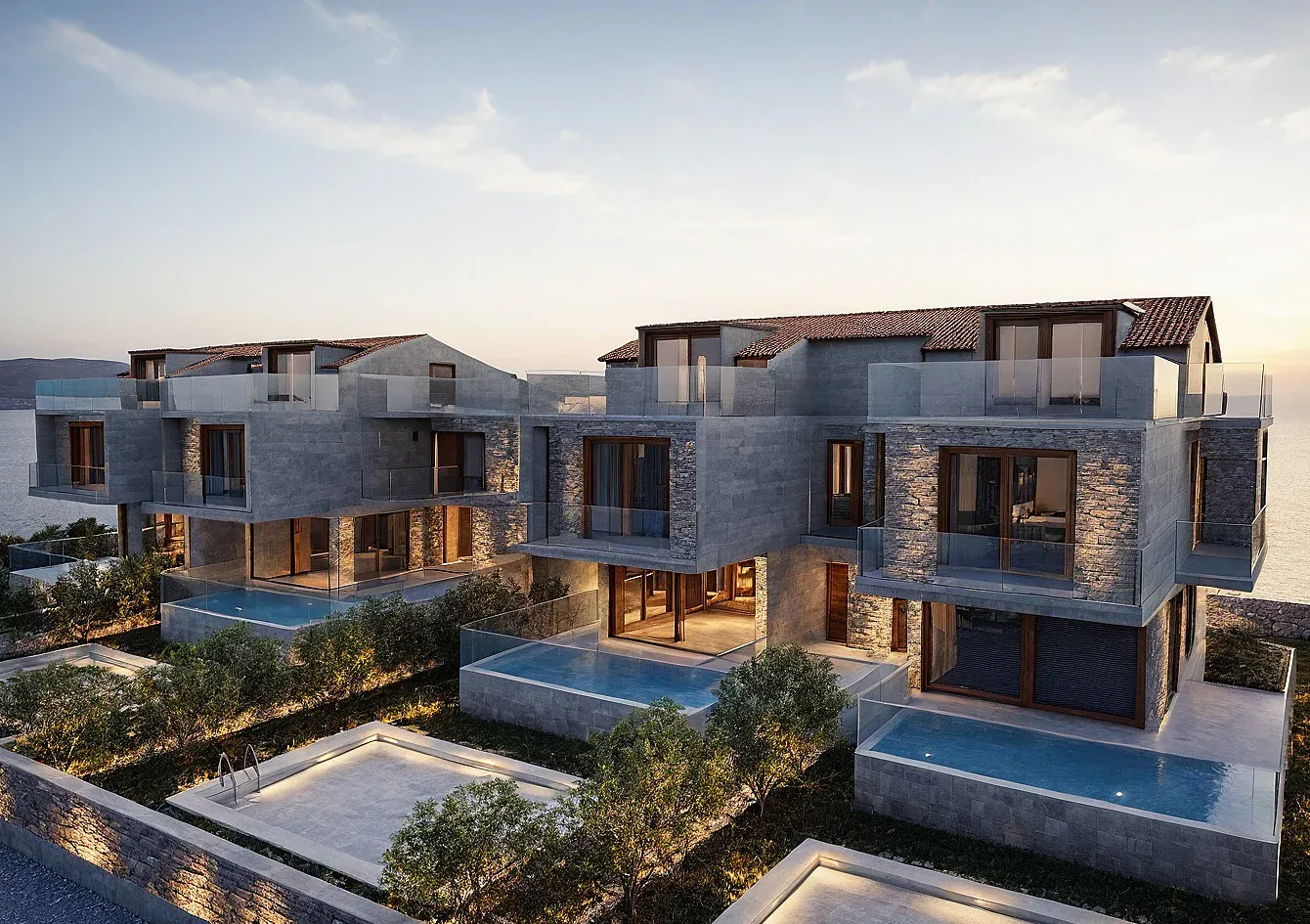 Özgüntaç Foça Villaları - Özgüntaç İnşaat