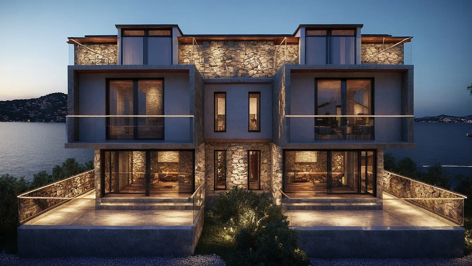 Özgüntaç Foça Villaları - Özgüntaç İnşaat
